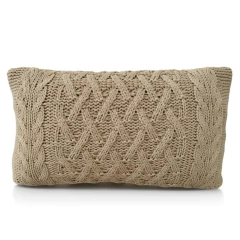 CAPA DE ALMOFADA TRICOT SOPHIA 30X50CM - loja online