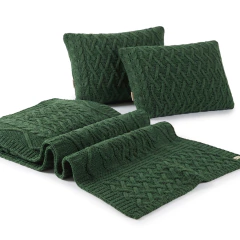 KIT PESEIRA TRICÔ SOPHIA CAMA KING 260X60cm + 2 CAPA DE ALMOFADA