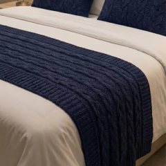 Imagem do PESEIRA TRICÔ VITÓRIA CAMA KING 260X60cm USUFRUTO TRICOT
