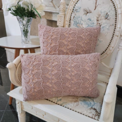 Kti 2 Capas De Almofadas Tricô Com Forro Zoe Usufruto na internet