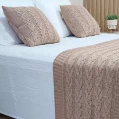 CAPA DE ALMOFADA TRICO VITORIA COM ZIPER USUFRUTO TRICOT - Usufruto Home Decor 