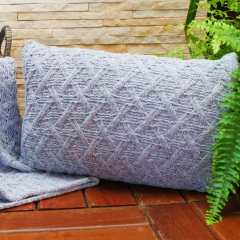 CAPA DE ALMOFADA TRICO OLIVIA COM ZIPER USUFRUTO TRICOT - comprar online