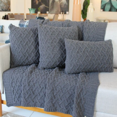 Imagem do CAPA DE ALMOFADA TRICO OLIVIA COM ZIPER USUFRUTO TRICOT