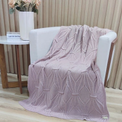 MANTA TRICOT BRENDA 150CM x 90CM - Usufruto Home Decor 