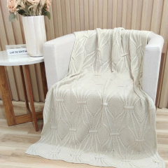 MANTA TRICOT BRENDA 150CM x 90CM na internet