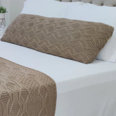 CAPA TRAVESSEIRO DE CORPO GABRIELE 40X130CM USUFRUTO TRICOT