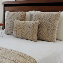 CAPA DE ALMOFADA TRICO ELOAH COM ZIPER USUFRUTO TRICOT - comprar online