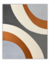 Tapete Kurve® | Veludo Granito, Terracota, Off-White e Grafite