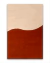 Tapete OUTLET | 2,00 x 3,06 m | Nylon | Terracota e Bege | Coleção Wave D32