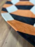 Tapete 3D | Redondo | Veludo Off-White, Preto e Terracota - loja online