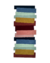 Tapete em nylon com design geométrico e cores azul marinho, azul petróleo, verde, verde menta, mostarda, cobre, bordô, rosé e nude.