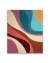 Tapete Sala Retangular | Rosa, Azul, Verde e Terracota | Coleção Wave