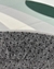 Tapete redondo Kurve® com design em veludo nas cores uva, rosé gold, nude rosado, granito, off-white, verde claro e verde escuro, Tapetes São José