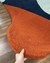 Tapete orgânico em nylon nas cores cores verde, amarelo, laranja e azul marinho, Tapetes São José
