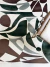 Tapete Sala Retangular | Verde, Marrom e Off-White | Coleção Fibonacci - comprar online
