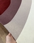 Tapete Kurve® com bordas orgânicas e cores em veludo como marsala, rosé gold, rosa bebê, off-white, nude rosado, uva e vinho.