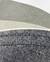 Tapete Sea com design orgânico em tons de verde, bege, verde claro e creme, feito de linho aveludado, São José