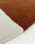 Tapete redondo em nylon nas cores cobre, vinho, off-white e terracota, Tapetes São José
