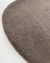 Tapete orgânico, pelo baixo em nylon na cor taupe, Tapetes São José