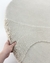 Tapete redondo Wave em nylon off-white com design de duas alturas para quarto ou sala, Tapetes São José
