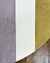 Tapete redondo com faixas nas cores verde claro, ouro, off-white, nude rosado e rosé gold, São José.