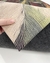 Tapete retangular abstrato com padrão de folhas em tons de laranja, amarelo, bordô e verde, Tapetes São José