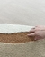 Tapete orgânico de nylon em tons de bege, off-white, caramelo e trigo, Tapetes São José