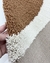 Tapete orgânico de nylon em tons de bege, off-white, caramelo e trigo, Tapetes São José
