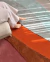 Tapete Sala Orgânico | Econyl DUAS ALTURAS | Bege, Verde, Terracota e Laranja | Coleção Wave na internet
