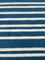 Tapete com listras horizontais em bege francês e azul marinho francês.