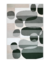 Tapete Morada com design abstrato nas cores off-white, creme, bege, névoa, verde claro, verde e verde escuro, São José.