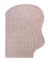 Tapete mesclado de nylon com bordas orgânicas nas cores off-white e rosé Econyl.