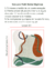 Tapete Lagum | Bordas Orgânicas | Bouclé Grécia Verde, Terracota e Natural e Bouclé Capri Verde Escuro, Cinza e Grafite - Tapetes São José - Feito Sob Medida
