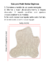 Tapete Mesclado | Nylon | Bordas Orgânicas | Off-White e Bege Claro Econyl - loja online