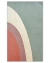 Tapete Meio Kurve® em tons de Rosé Gold, Nude Rosado, Off-White e Verde Claro, ideal para quarto infantil.