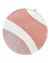 Tapete Kurve® | REDONDO | Bouclé Capri Coral, Nude, Off-white