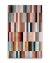 Tapete retangular de veludo colorido com padrão de faixas verticais em diversas cores, medindo 2,00 x 3,00 metros.