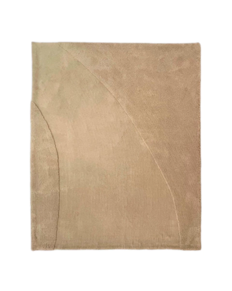 Tapete OUTLET | 2,05 m x 2,52 m | Nylon DUAS ALTURAS | Trigo | Coleção Wave - comprar online