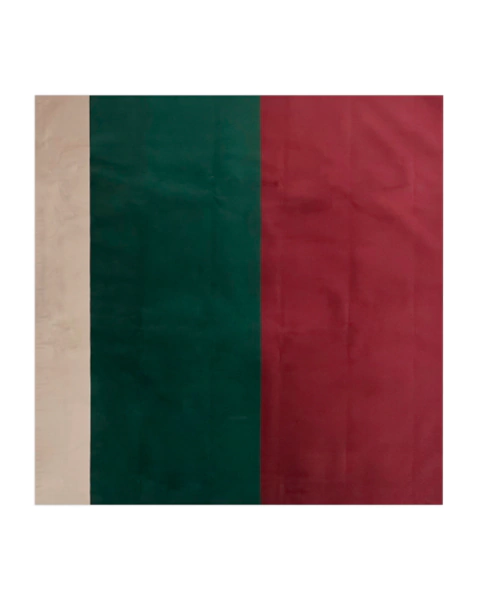 Tapete OUTLET | 2,30 m x 2,35 m | Veludo | Bege, Verde e Vinho | Coleção Porto