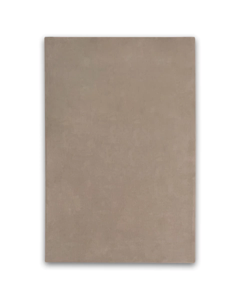 Tapete liso na cor fendi, de nylon, tamanho 2,00 x 3,00 metros, modelo Econyl. Ideal para ambientes modernos e sofisticados.