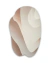 Tapete orgânico com design em degradê nas cores terracota e bege, coleção Wave, formato irregular
