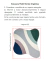 Tapete Kurve® | Bordas Orgânicas | Granito, Azul Marinho, Nude Rosado, Off-White e Verde na internet