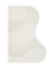 Tapete  neutro cor off-white com design orgânico e formato exclusivo, feito de nylon Econyl, Tapetes São José