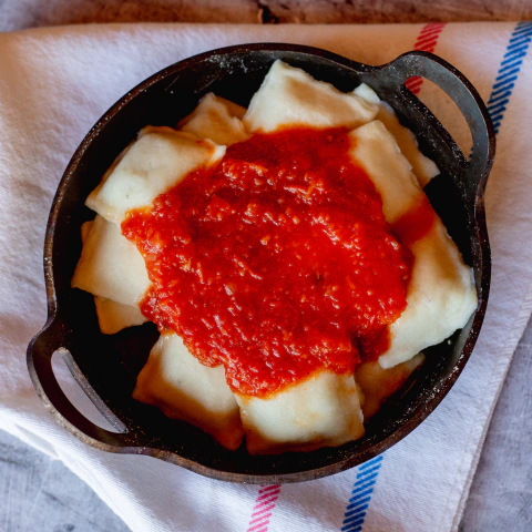 Ravioles de Jamón, Queso y Ricota