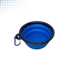 Comedouro e Bebedouro de silicone dobrável