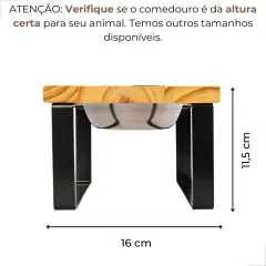 Comedouro Elevado Nala Simples P - Mádela - Comedouros elevados, mobiliário e acessórios para cães e gatos