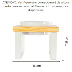 Comedouro Elevado Oto Simples P - Mádela - Comedouros elevados, mobiliário e acessórios para cães e gatos