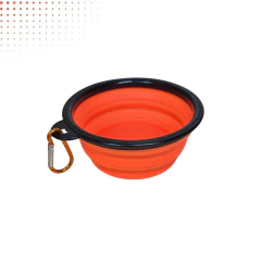 Imagem do Comedouro e Bebedouro de silicone dobrável