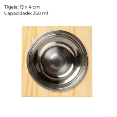 Comedouro Elevado Nala Simples P - loja online