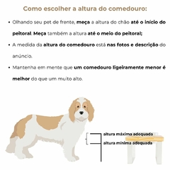 Imagem do Comedouro Elevado Tom Simples P